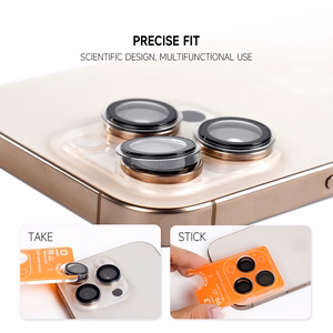Grūdintas stiklas Tel Protect Titanium Lens 99% AR on camera for Samsung Galaxy S26 Plus transparent (lęšis 3 vnt.)