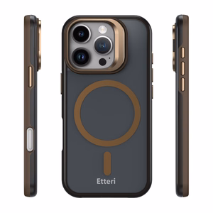 Etteri Morning Fog dėklas for iPhone 16 Pro 6,3" rudas