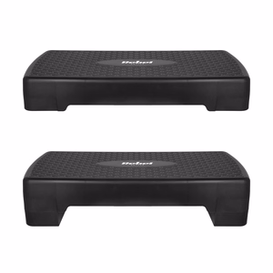 REBEL ACTIVE Fitness Step 2 Levels Black