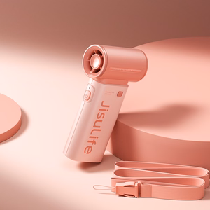 Jisulife Handheld Fan Life9 3600mAh Portable Mini Blower USB Fan - Pink