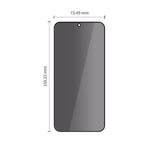 "Tech-Protect Glass SPY+" 2 vnt. privatumo apsauginis grūdintas stiklas, skirtas "Samsung Galaxy A37 / A57 5G / S25 FE