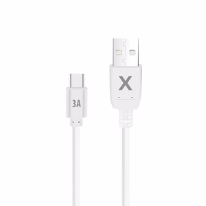 Maxlife kabelis USB - USB-C 1,5 m 3A baltas