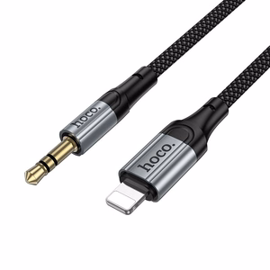 Cable AUX Jack 3,5 mm to Lightning Hoco 1,5 m UPA33A black
