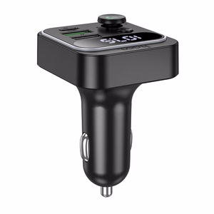 Automobilio Bluetooth siųstuvas Hoco QC3.0 PD 20W E85 juodas