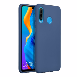 Silikoninis dėklas telefonui HUAWEI P30 Lite - mėlynas