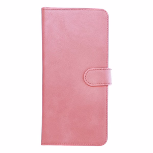 Universalus knygos tipo dėklas BENDRAS dydis L iPhone 6 Plus / 7 Plus / 8 Plus / XS Max / 11 Pro Max / Samsung S20 FE / S21 FE / S10 Plus / A10 / A32 / A54 / Xiaomi 12 Lite / Huawei P30 Pro rožinis