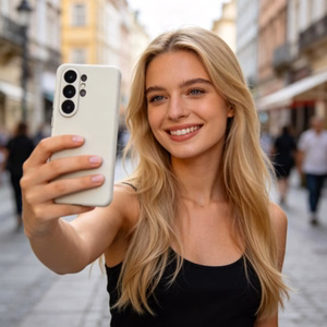 Чехол Tech-Protect Silicone MagSafe для Samsung Galaxy S26 Ultra бежевый