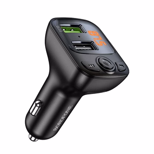 Borofone BC41 Bluetooth MP3 grotuvas / FM moduliatorius (hands free, microSD, QC3.0 USB-A, USB-A 5V/1A)