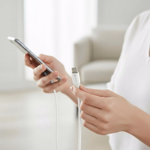 Кабель USB C к USB C Forcell F-Energy QC4.0 PD 3A 60W Silicone 1 м C344 белый