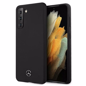 Dėklas telefonui Mercedes Silikoninis Line dėklas Samsung Galaxy S21 juodas