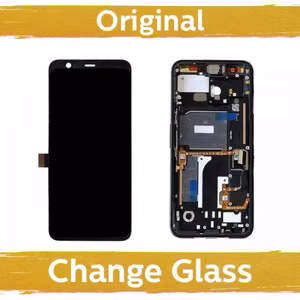 LCD ekranas suderinamas su Google Pixel 4 G020M juodas su rėmeliu (Atnaujintas: Kinija)