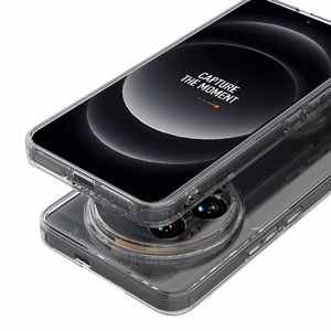 Crong Crystal Shield Cover dėklas, skirtas Xiaomi 14 Ultra, skaidrus