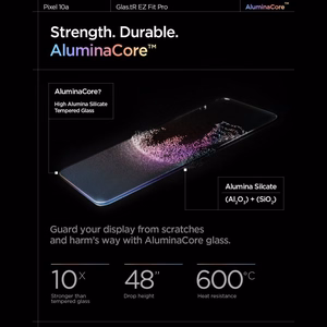 Spigen Glas.tR EZ Fit Pro 2-Pack Tempered Glass Screen Protector for Google Pixel 10A