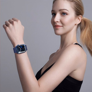 Dirželis Triple Protection Apple Watch 38 / 40 / 41 mm dirželis apyrankė - tamsiai mėlynas