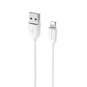 USB kabelis Borofone BX19 USB-A to Lightning 1.0m baltas
