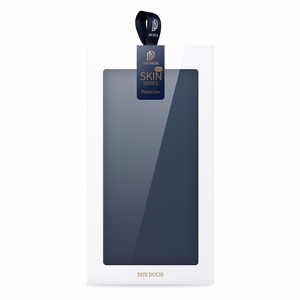 Dux Ducis Skin Pro dėklas Realme 10 Pro+ lankstus dangtelis kortų piniginė stovas - mėlynas