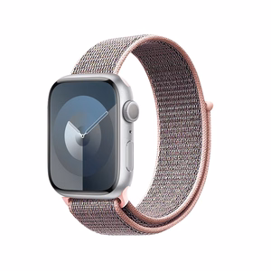 Ремешок Crong Nylon Sport для Apple Watch 38 / 40 / 41 / 42 mm, светло-розовый