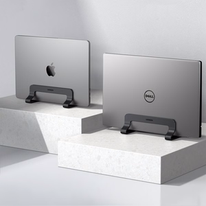 Ugreen aliuminis vertikalus stovas laikiklis MacBook nešiojamam kompiuteriui ir planšetei sidabrinis (20471 LP258)