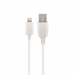 Setty USB kabelis 1m 2,4A MFI Lightning baltos spalvos R