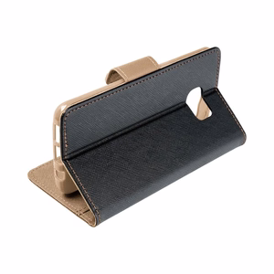 Flip case for Samsung A55 Fancy Book black / gold