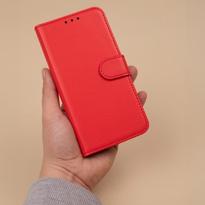Smart Classic dėklas telefonui Samsung Galaxy A06 4G raudonas
