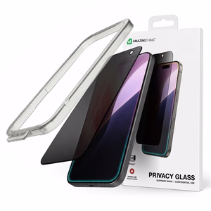 AmazingThing Titan Privacy Glass privatumo grūdintas stiklas iPhone 16