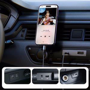 Audio adapteris Joyroom (SY-A06) lightning į 3,5mm(p) juodas 1.2m
