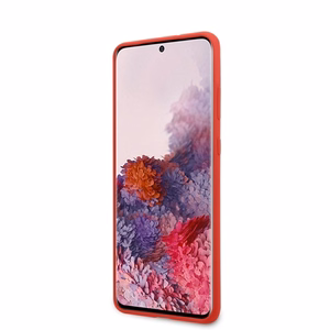 Ferrari Silikoninis dėklas telefonui Samsung Galaxy S20 - raudonas