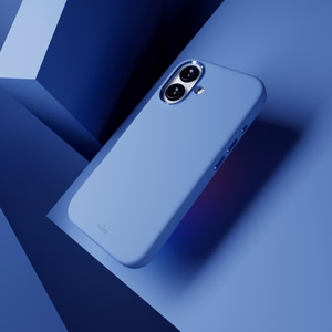 Puro Icon Mag Pro Magnetinis Silikoninis dėklas telefonui iPhone 16 - Mėlyna