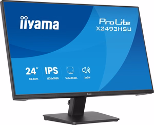 iiyama ProLite X2493HSU-B1 – kompiuterio monitorius, 23,8 col., Full HD 1920×1080, juodas