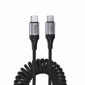 Кабель USB C to C Hoco PD 3A 1,5 m X121 черный
