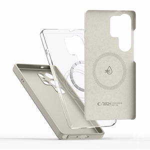 Чехол Tech-Protect Silicone MagSafe для Samsung Galaxy S26 Ultra бежевый