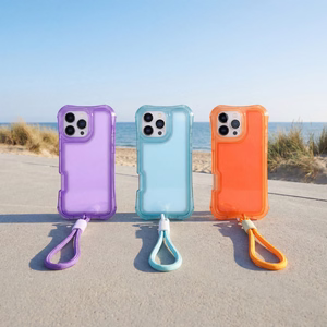 Safepop dėklas su dirželiu skirtas Samsung Galaxy A17 4G / A17 5G / A26 5G mėlynas