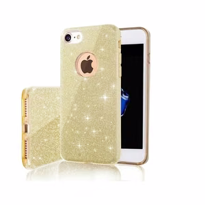 Glitter 3in1 dėklas skirtas Xiaomi Redmi Note 10 4G / 10S auksinis
