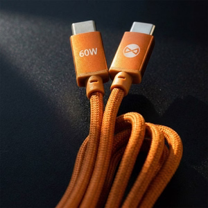 Forever Saffron Кабель USB-C — USB-C 1.0 м 60W оранжевый