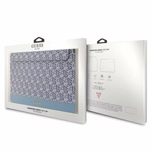 Guess GCube Stripes dėklas 14" nešiojamam kompiuteriui - mėlynas