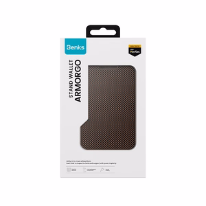 Benks Wallet Magnetic ArmorGo Kevlar Stand Auksinė