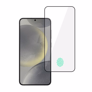 Tel Protect Pilno klijavimo 6D grūdintas stiklas SAMSUNG GALAXY S24 juodas (su pirštų atspaudų atrakinimu)
