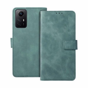 TENDER knygos dėklas telefonui XIAOMI Redmi Note 12S žalias