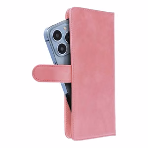 Флип-чехол для iPhone 12 / 13 / Samsung S6 / A5 2016 / Xcover 4 / S22 / Huawei P8 2017 Common Book размер S розовый