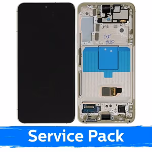 LCD ekranas skirtas Samsung S901 S22 su rėmeliu / Violet / (Service Pack)