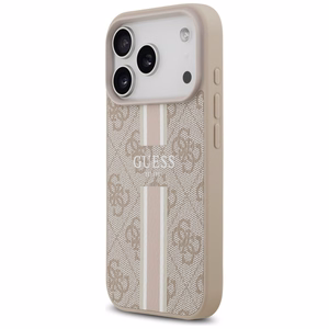 "Guess 4G" atspausdintas "MagSafe" dėklas "iPhone 17 Pro" - rožinis