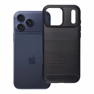 Dėklas iPhone 17 Pro Max / 18 Pro Max (žemas kameros kraštas) Carbon 2.0 juodas