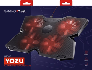 Trust GXT 278 nešiojamo kompiuterio aušinimo kilimėlis 43.9 cm (17.3") juodas
