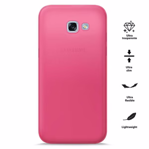 PURO 0.3 Nude dėklas, skirtas Samsung Galaxy A3 (2017), fluorescencinis rožinis