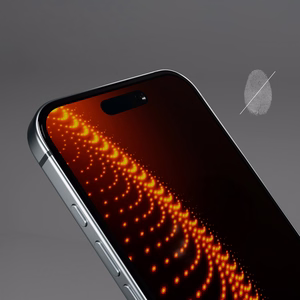 SBS apsauginis stiklas su D3O technologija su aplikatoriumi iPhone 16 Pro