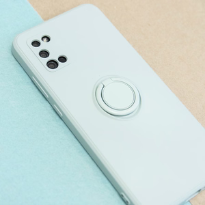 Чехол с кольцом для Xiaomi Redmi Note 13 Pro 5G (global) светло-зелёный