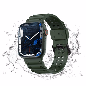 Dirželis Triple Protection Apple Watch 38 / 40 / 41 mm apyrankė – žalias