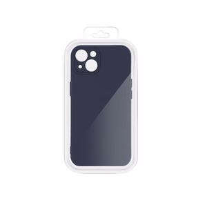 Силиконовый чехол Box для Samsung Galaxy S26 Ultra тёмно-синий