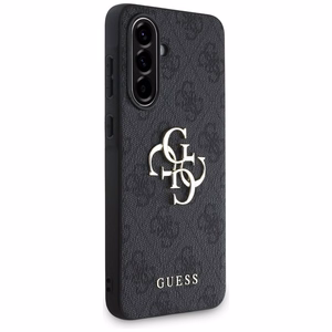 Guess Big 4G Logotipo Klasikinis Dėklas telefonui Samsung Galaxy A56 - juodas